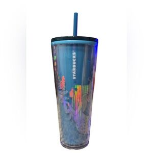 Starbucks Holographic Blue Mermaid 24 Ounce Tumbler